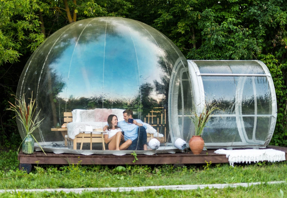 bubble tents for outdoor dining